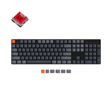 Keychron K5 SE Ultra Slim Low Profile Wireless Mechanical Keyboard For Mac Windows RGB Backlight Hot Swappable Keychron Optical Switch Red