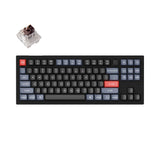 Keychron V3 Custom Mechanical Keyboard knob carbon black QMK/VIA tenkeyless hot-swappable Keychron K Pro switch brow